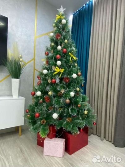 Елка искусственная (сосна) 210 см в наличии