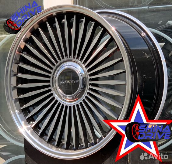 Диски Mansory R18 5x114,3 Black Diamond
