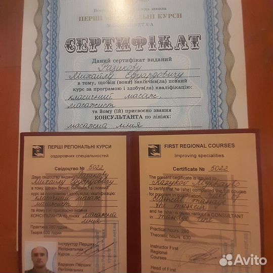 Массаж классический