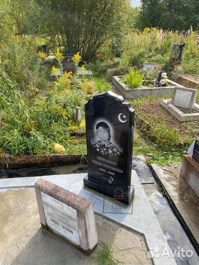 Мусульманский памятник с установкой, под ключ