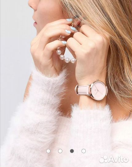 Часы женские пудрово-розовые