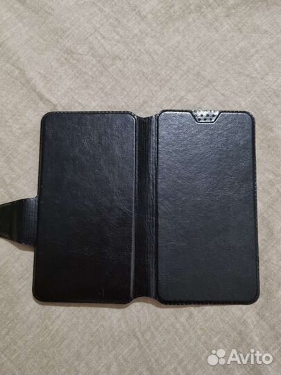 Чехол Кожа натур.-книжка для мобильного на магните