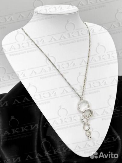 Золотое колье с бриллиантами 750 / 23.89 гр