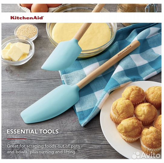 Лопатки Kitchenaid голубые оригинал