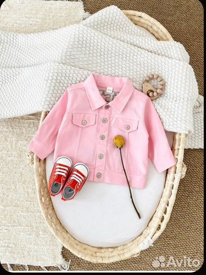 Джинсовая куртка детская 92