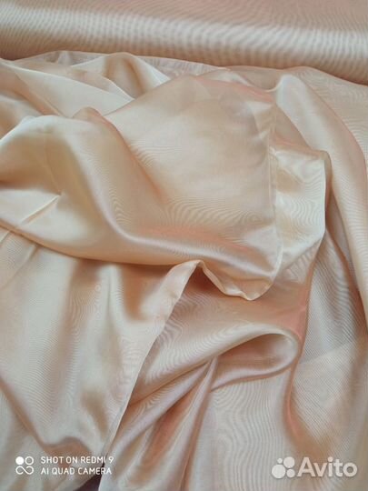 Ткань для штор микровуаль цвет розовое золото