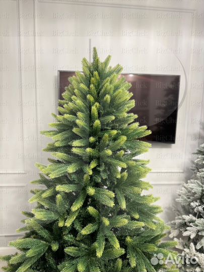 Елка новогодняя литая новая 180см