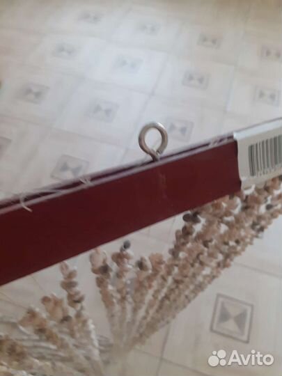 Штора на дверь из ракушек