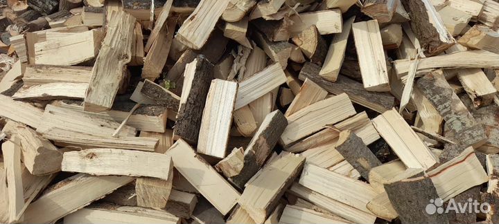 Дрова колотые береза
