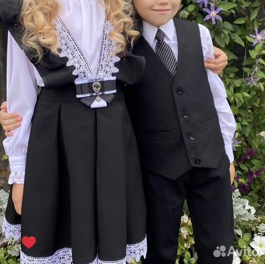 Школьный сарафан 134