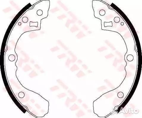 Колодки барабанные kio rio 00 к-т