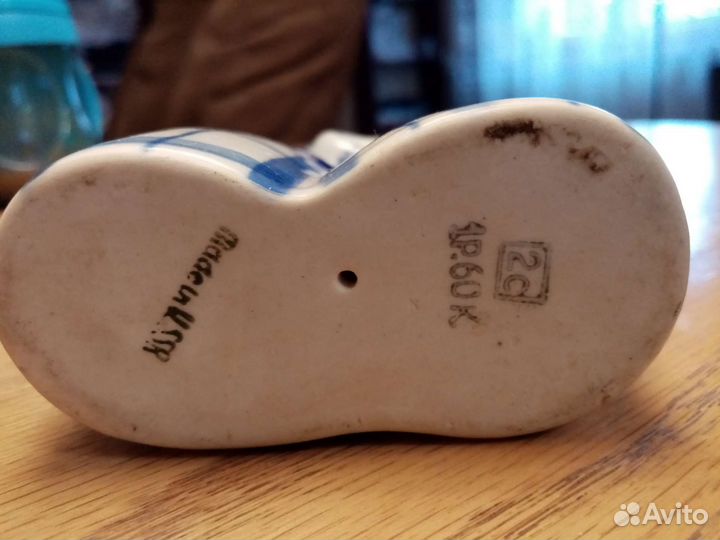 Статуэтка старая Гжель СССР