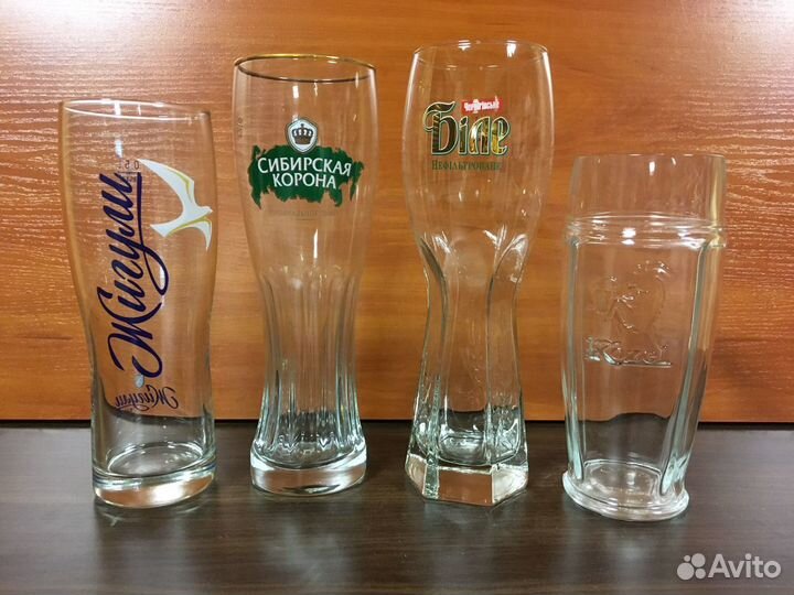 Пивные кружки, стаканы, бокалы