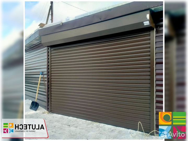 Ворота алютех роллетные