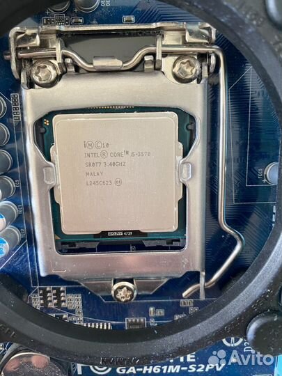 Комплект материнская процессор i5 3570 4 gb ddr3