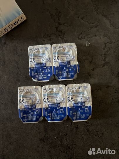 Линзы acuvue oasys astigmatism