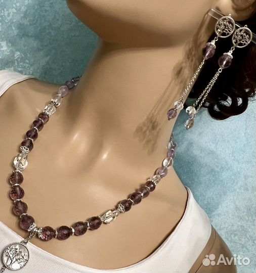 Украшения из аметиста