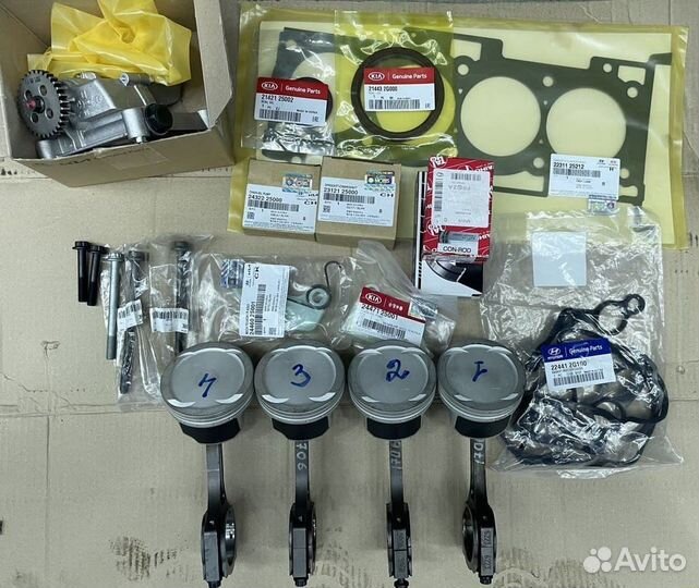 Ремонт двигателя Hyundai Santa Fe G4KE