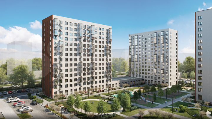 2-к. квартира, 43,8 м², 8/9 эт.