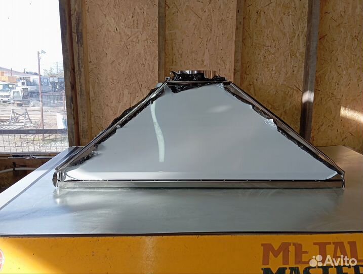 Зонт вытяжной из нержавейки 140*70