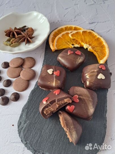 Трюфели, шоколад, зефир