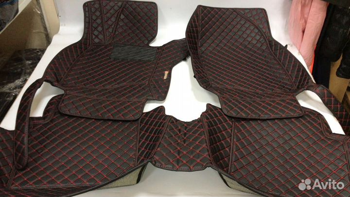 3D Коврики Audi A8 3 D4 D5 Long Экокожа