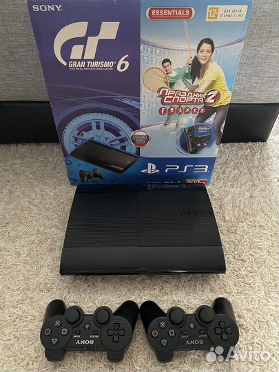 Sony PlayStation 3 Super Slim 500gb Hen +70 игр