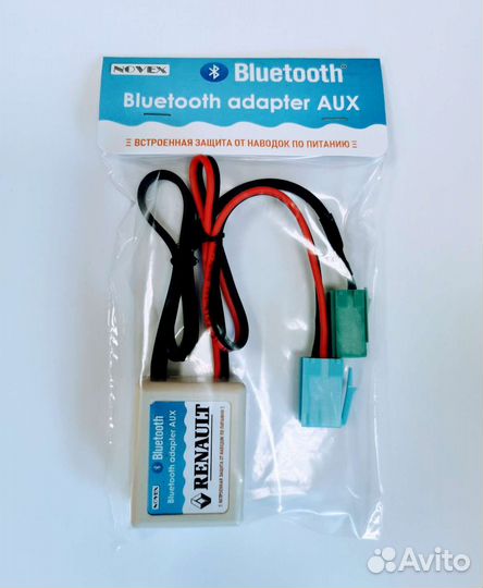 Bluetooth адаптер AUX для Renault