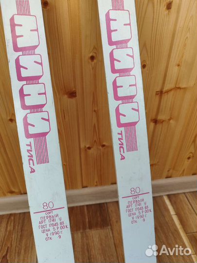 Лыжи Тиса мини 1990 год Ш-04