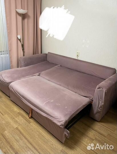 Большой угловой диван раскладной бу