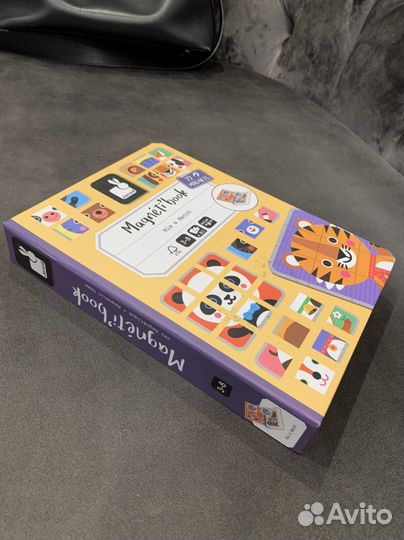 Магнитная книга Janod животные