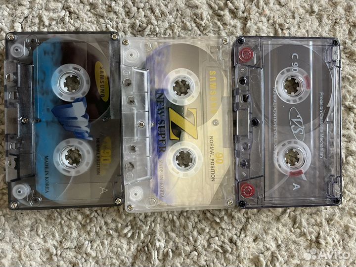 Аудиокассеты samsung и vs