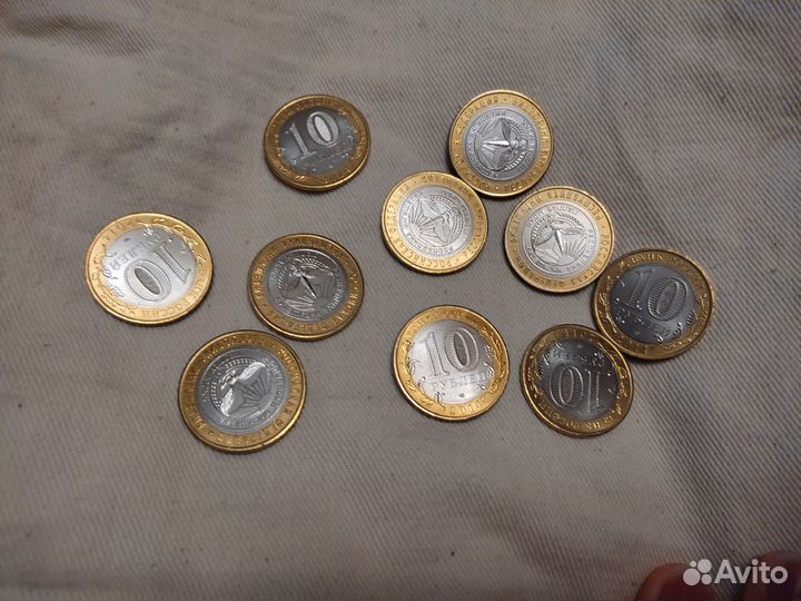 Монеты гвс Старый Оскол и биметалл Ингушетия