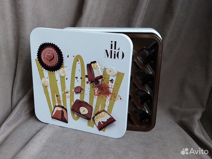 Жестяная банка для хранения круглая квадратная