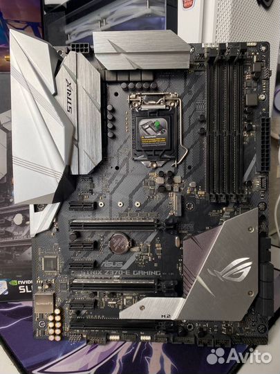 Материнская плата asus strix Z370-E LGA1151-V2