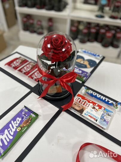 Розы в колбе