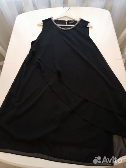 Черное платье 52р