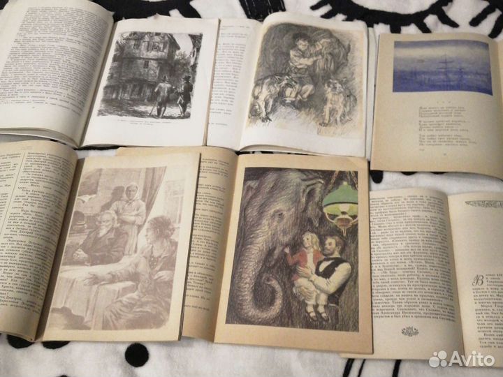 Мини-книжки 70-80гг Гоголь, Тургенев, Лесков и др