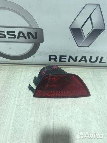 Катафот Отражатель заднего бампера Renault megane