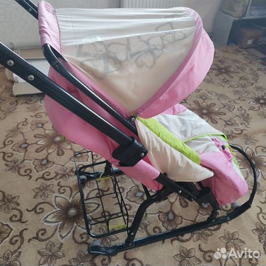 Детские санки коляска бу