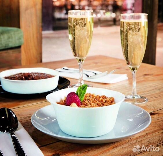 Бокалы фужеры для шампанского 4шт