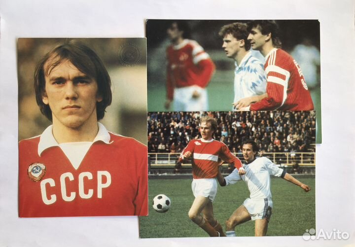 Открытки Футбольные звёзды московского Спартака