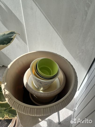 Горшки для цветов пластиковые