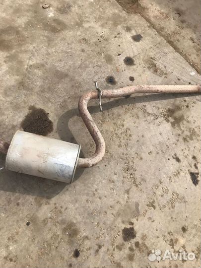 Глушитель Volkswagen Jetta 6 на балку