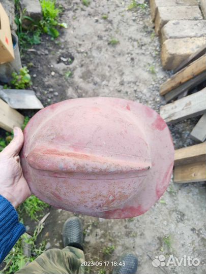 Шлем каска пожарного 50 годы