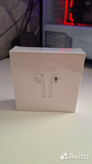 Беспроводные наушники apple airpods 2 оригинал