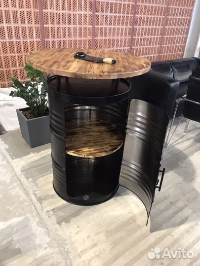 Бочка лофт. Барный стол