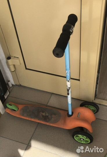 Самокат детский трехколесный бу