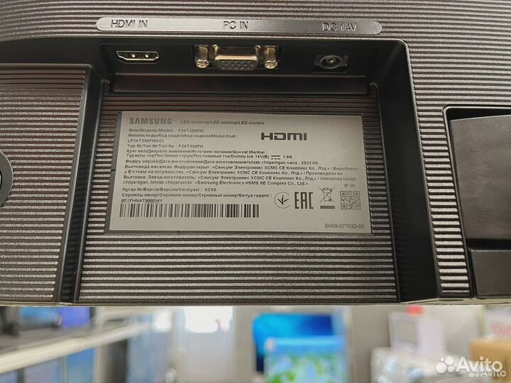 Монитор Samsung F24T350FHI (влш)