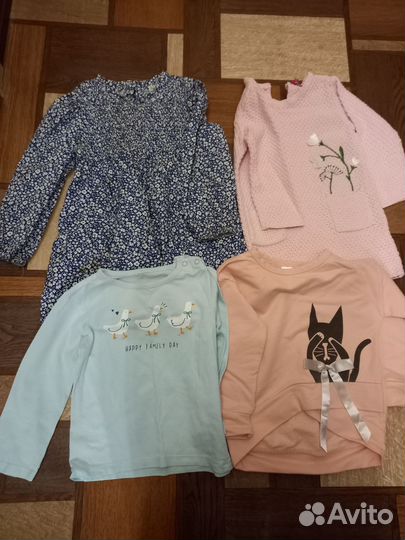 Вещи пакетом на девочку 92 98